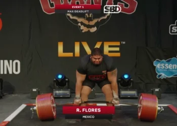 Maastaveto maailmanennätys 511kg Raul Flores