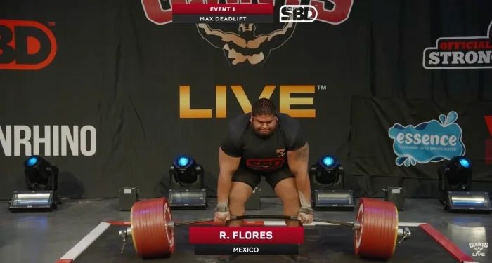 Maastaveto maailmanennätys 511kg Raul Flores